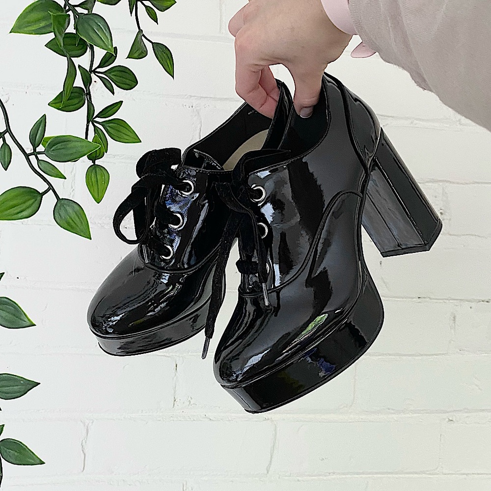 Chinese Laundry NATTALY Oxfords Platform Lace Up Heels - BRAND NEW NO BOX
